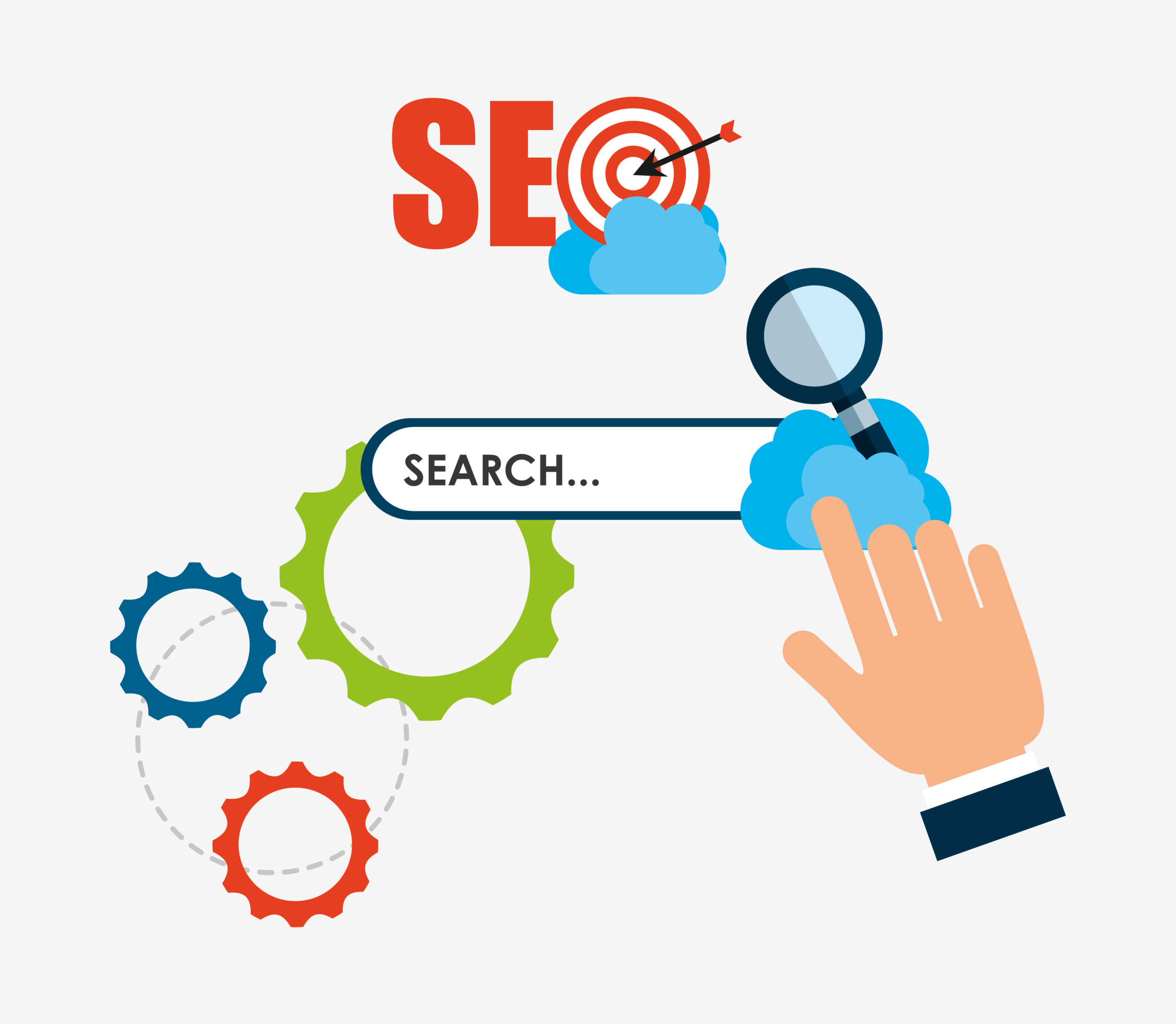 seo concept design, vector illustration eps10 graphic